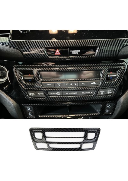 Honda Ridgeline 2021-2023 Pilot 2016-2022 Merkezi Kontrol Klima Paneli Kapağı Döşeme Karbon Fiber (Yurt Dışından) modelleri