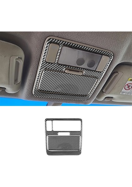 Lexus RX300 1998-2003 Araba Tavan Okuma Lambası Kapağı Trim Çıkartmaları Iç Aksesuarlar Için Gerçek Karbon Fiber (Yurt Dışından) fiyatları