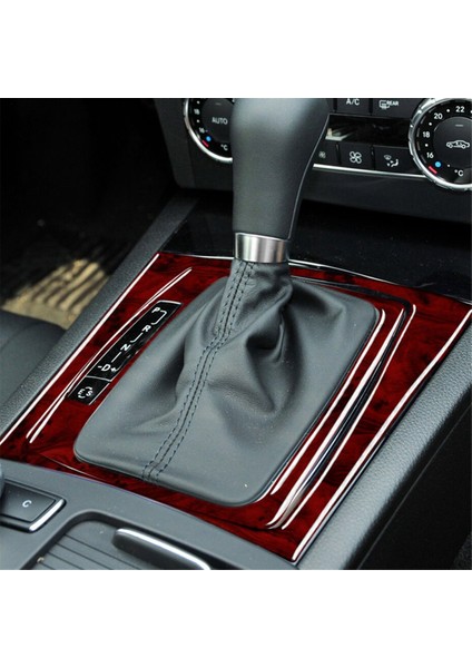 Mercedes Benz C Sınıfı W204 2007-2013 Kırmızı Ahşap Desenli Vites Paneli Kapağı Döşemesi (Yurt Dışından) fırsatları