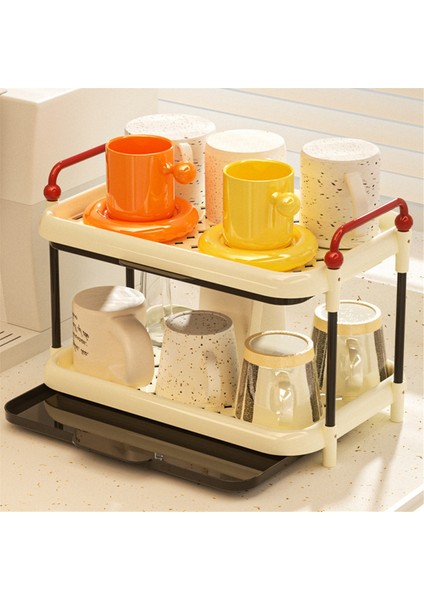 Bardak Saklama Rafı Masaüstü Drenaj Bardak Rafı Tepsi Ev Su Bardağı Rafı Çay Takımı Çay Bardağı Rafı (Yurt Dışından) fiyatları