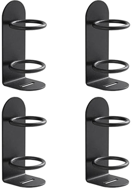 4 Paket Elektrikli Diş Fırçası Tutucu, Siyah Elektrikli Diş Fırçası Tutucu Elektrikli Diş Fırçası Tutucu Duvara Monte Stand-A (Yurt Dışından)