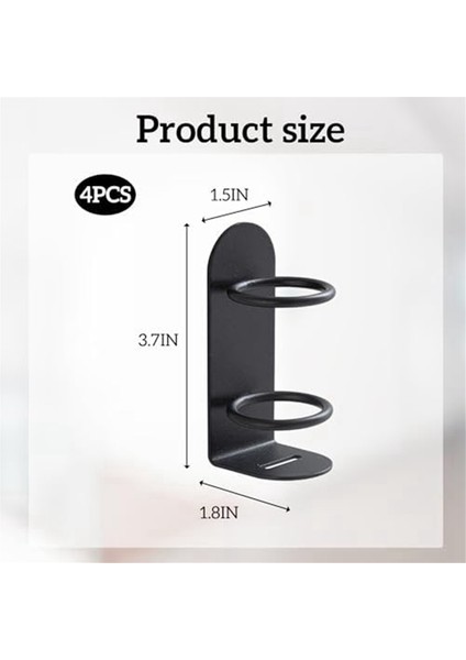 4 Paket Elektrikli Diş Fırçası Tutucu, Siyah Elektrikli Diş Fırçası Tutucu Elektrikli Diş Fırçası Tutucu Duvara Monte Stand-A (Yurt Dışından) fiyatları