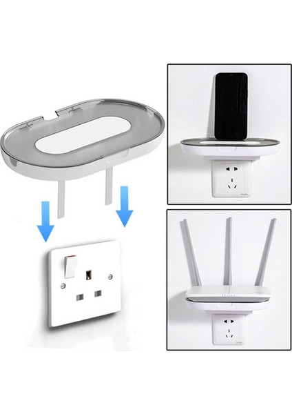 Duvar Yönlendirici Raf Soket Raf Kablo Düzenleyici Yatak Odası Oturma Odası Dekorasyon B (Yurt Dışından) modelleri