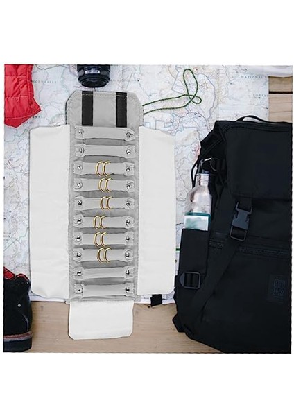 Yüzük Saklama Rulo Çantası Taşınabilir Mücevher Kutusu Büyük Kapasiteli Mücevher Tutucu Kolyeler Bilezikler Kutusu (Yurt Dışından) fırsatları