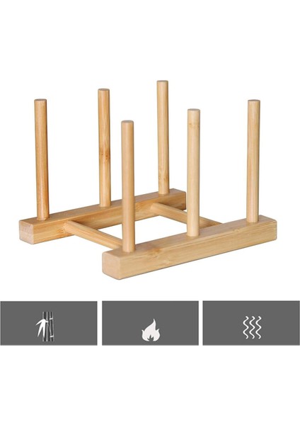 Mutfak Düzenleyici Tencere Kapağı Tutucu Bambu Saklama Rafı Çok Işlevli Tabak Plaka Tava Kesme Tahtası Standı Kitaplık (Yurt Dışından) modelleri