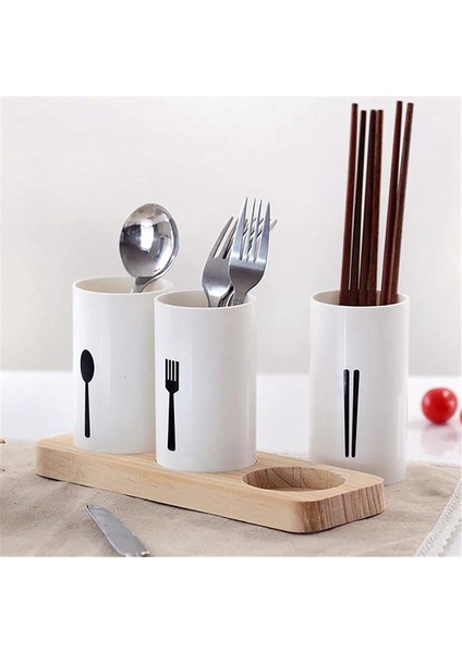 Ahşap Tabanlı Mutfak Tezgahı Için Alet Tutucu Büyük Yuvarlak Pişirme Alet Tutucu (Yurt Dışından) modelleri