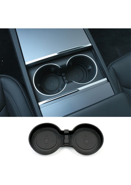 Araba Su Bardağı Matı Bardak Altlıkları Yuvaları Tpe Kaymaz Mat Tesla Model 3 Highland 2024 Iç Aksesuarlar, Siyah (Yurt Dışından) fiyatları