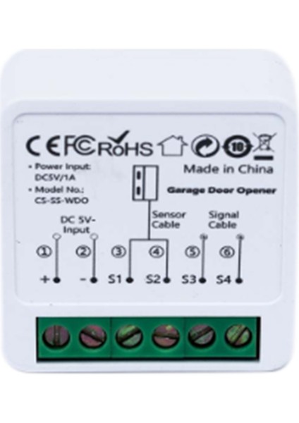 Tuya Wifi Garaj Kapısı Açma Kontrol Cihazı Mobil Telefon Uzaktan App Kontrolü Alexa Google Home Için Ses Kontrolü (Yurt Dışından)