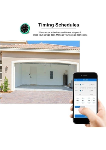 Tuya Wifi Garaj Kapısı Açma Kontrol Cihazı Mobil Telefon Uzaktan App Kontrolü Alexa Google Home Için Ses Kontrolü (Yurt Dışından) modelleri