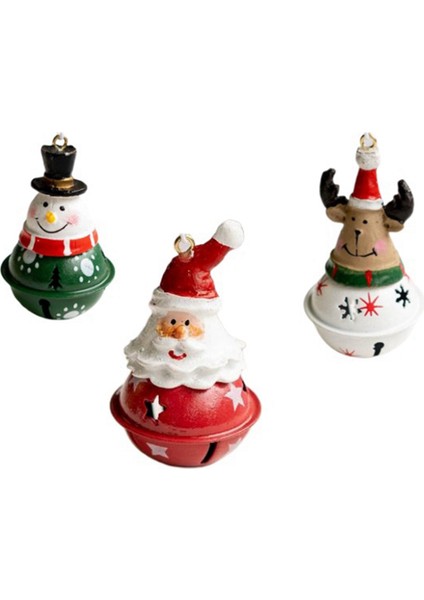 Neşeli Noel Süsleri Dekorasyon Noel Baba Geyik Ayı Asılı Noel Ağacı Kolye Hediye Ev Tatil Dekoru (Yurt Dışından)
