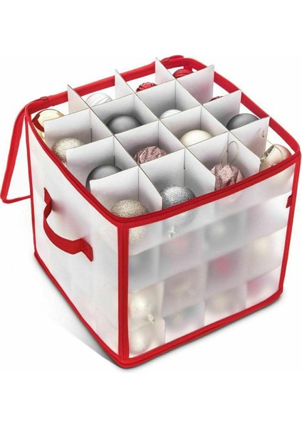 Baubles Saklama Kutusu Noel Topları Saklama Noel Ağacı Süslemeleri Düzenleyici Bauble Saklama Bölücü Oyuncak Saklama Kutusu (Yurt Dışından) modelleri