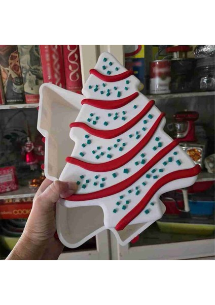 Noel Ağacı Kek Depolama, Noel Şekerleme Atıştırmalık Depolama Dekorasyonu, Noel Ağacı Tüm Noel Ağacı Keklerini Koyabilir (Yurt Dışından)
