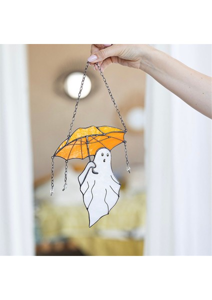Şemsiyeli Komik Cadılar Bayramı Hayaleti Suncather Cadılar Bayramı Dekoru, Duvar Güneş Tutucusu (Yurt Dışından) fırsatları