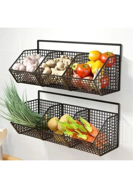 Mutfak Rafı Duvara Monte Baharat Sebze ve Meyve Depolama Rafı Duvar Drenaj Sepeti Delme Gerektirmeyen (Yurt Dışından) fiyatları