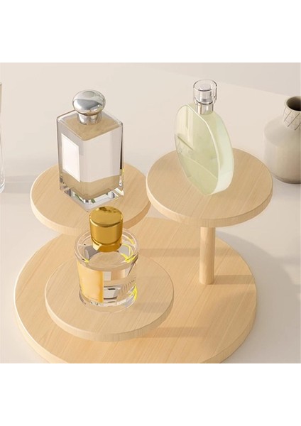 Ahşap Sergileme Yükseltici Standı 3 Katlı Sergileme Basamağı Raf Düzenleyicisi Mücevher, Kozmetik, Bebek, Kek Sergilemek Için (Yurt Dışından) fiyatları