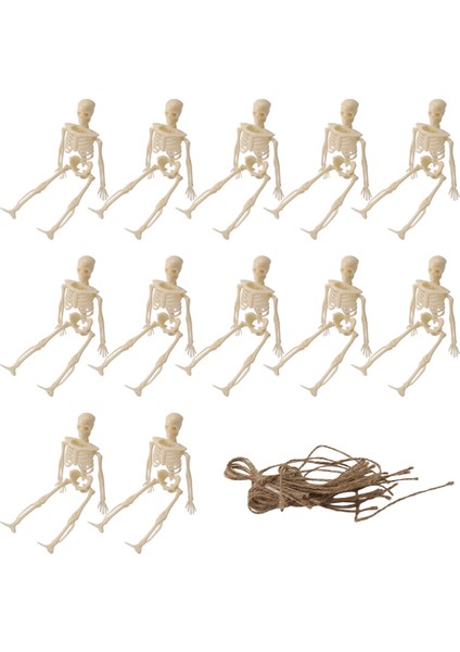 Cadılar Bayramı Dekoru Için Iskeletler, Perili Ev Aksesuarları Partileri Için 12 Adet Mini Seleton Figürleri Cadılar Bayramı Dekorasyonu (Yurt Dışından) fiyatları