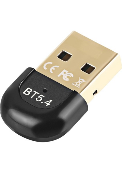 USB Bluetooth 5.4 Adaptörü Pc Kablosuz Fare Klavye Hoparlör Müzik Ses Alıcı Verici Bluetooth Adaptörü (Yurt Dışından)