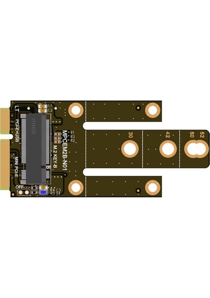 Adaptör Kartı Mpcıe'den Key-B Genişleme Yuvasına Mınıpcı-E'den M.2 Ngff Nıc'ye Adaptör Kartı Wıfı Arayüzünden M Adaptör Kartı A'ya (Yurt Dışından)