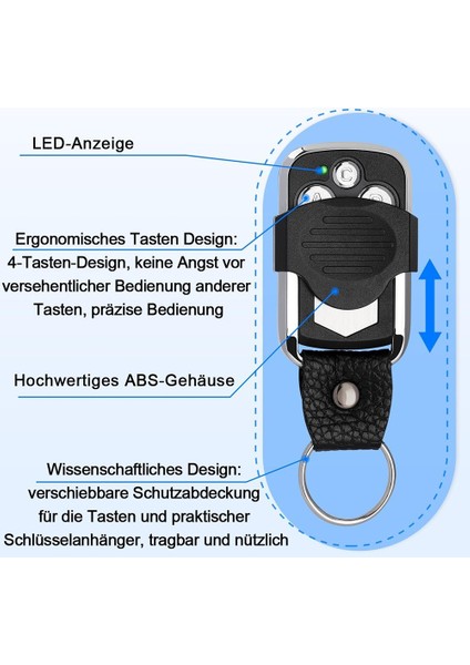 Chamberlain Liftmaster Motorlift TX4RUNI TX4UNI 84335E Için Garaj Kapısı Uzaktan Kumandası, Garaj Kapısı El Tipi Vericisi (Yurt Dışından) fırsatları