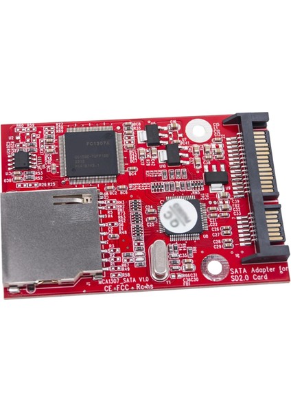 SSD Dönüştürücü Sata 2.5 Inç Dijital Dönüşüm Adaptörü 128GB 15PIN+7PIN Sd'den Seri Adaptör Kartı Dizüstü Tablet Için (Yurt Dışından)