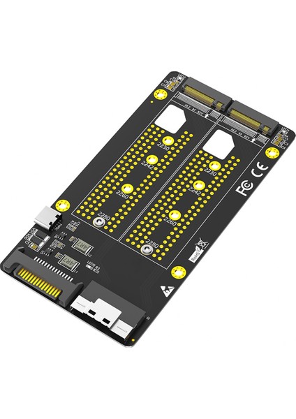 Çift 2x M.2 Nvme Ssd'den SFF-8654 8x Adaptörüne (Pcıe Bifurcation Anakart Gereklidir) (Yurt Dışından)
