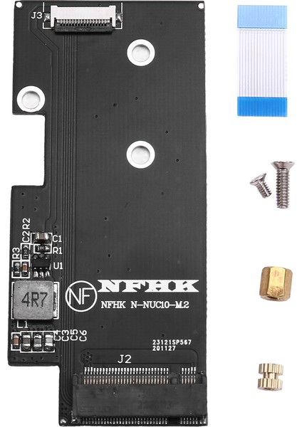Katı Hal Sürücü Adaptör Kartı Mını Pcıe'den Msata SSD Adaptör Kartı Intel NUC10I3FNB NUC10I5FNB NUC10I7FNB Için (Yurt Dışından)