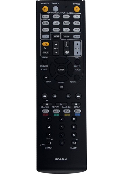 RC-707M Uzaktan Kumanda Onkyo Ev Sinema Hoparlörü HT-R560 HT-R667 HT-S5100 HT-S6100 HTP-750X SKB-750X L Için Değiştirilebilir (Yurt Dışından)