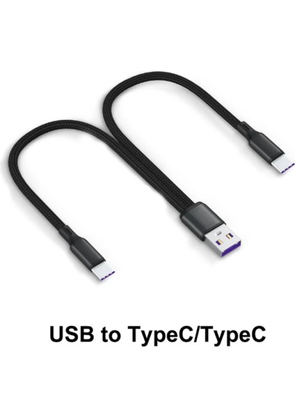 6A Hızlı Şarj Çift Portlu Tip-C Ayırıcı Şarj Kablosu Güçlendirilmiş Cihaz Kablosu Güçlendirilmiş Type-C+Type-C Cihazları (Yurt Dışından) modelleri