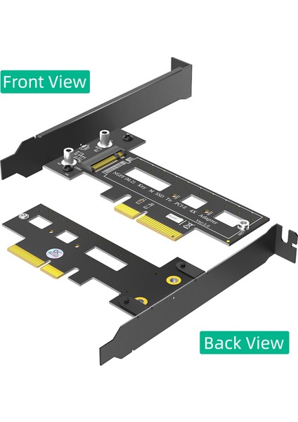 M.2 Ngff Pcıe Ssd'den Pcı Express 3.0 X4 Ana Bilgisayar Adaptör Kartı Desteği M.2 Pcıe (Nvme Veya Ahcı) Tip 2242 2260 280 Siyah (Yurt Dışından) fiyatları