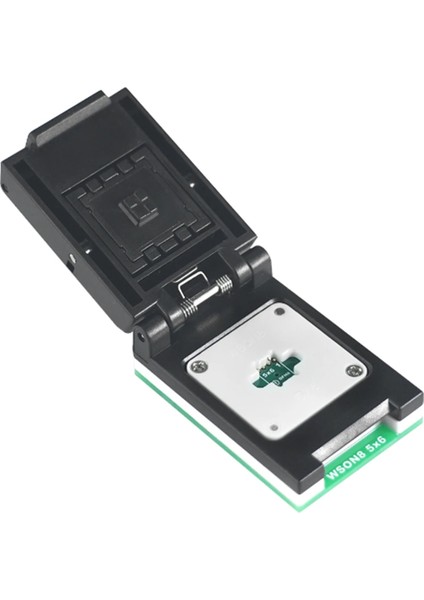 Qfn8 Wson8 Dfn8 5x6/6x8 Ic Soket Evrensel Adaptörü Spı Nand Nor Flash Mlf8 Mlp8 Son8 Için Yüksek Uçlu Yaylı Prob (A) (Yurt Dışından)