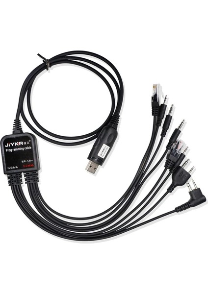 Baofeng Kenwood AXU4100 Yaesu Icom Walkie Talkie Radyo Araba Radyo CD Yazılımı Için 8'i 1 Arada USB Programlama Kablosu (Yurt Dışından)