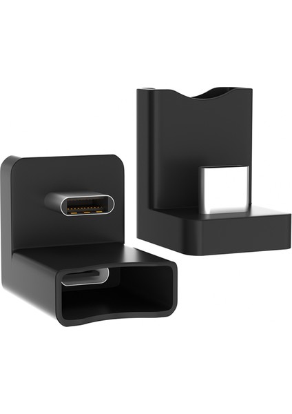 90 Derece USB C Tip C Erkek - Dişi Adaptör, Usb-C USB 3.1 Tip C Erkek - Dişi Uzatma Adaptörü Dizüstü Bilgisayar ve Tablet Için (Yurt Dışından)