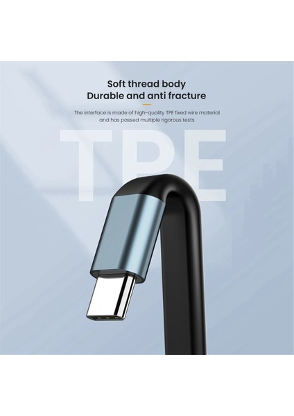 PD65W USB Type C - Type-C Kablosu Mini Anahtarlık Taşınabilir 3A Hızlı Şarj Type-C Kısa Veri Kablosu Type-C Cihazlar Için (Yurt Dışından)