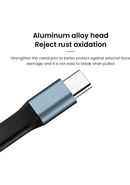 PD65W USB Type C - Type-C Kablosu Mini Anahtarlık Taşınabilir 3A Hızlı Şarj Type-C Kısa Veri Kablosu Type-C Cihazlar Için (Yurt Dışından)