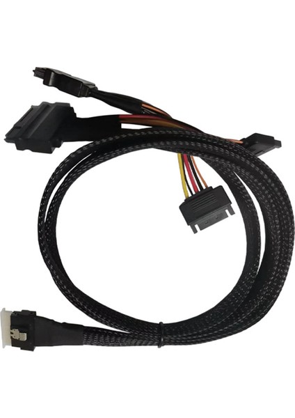 Sabit Sürücü Kablosu SFF8654(8I) Ince Sas Ila 2SFF8639 Nvme U.2 Sabit Sürücü Kablosu Çok Işlevli Sabit Sürücü Aksesuarları (Yurt Dışından)