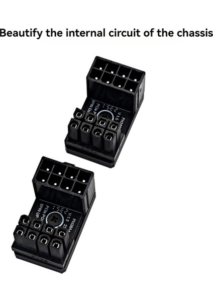 Grafik Kartı Güç Kaynağı Adaptörü Dirsek 180°, Gpu Psu Direksiyon Konnektörü Pcı-E 8pin Döner Kablolama Artefaktı PH38B+ (Yurt Dışından) fiyatları