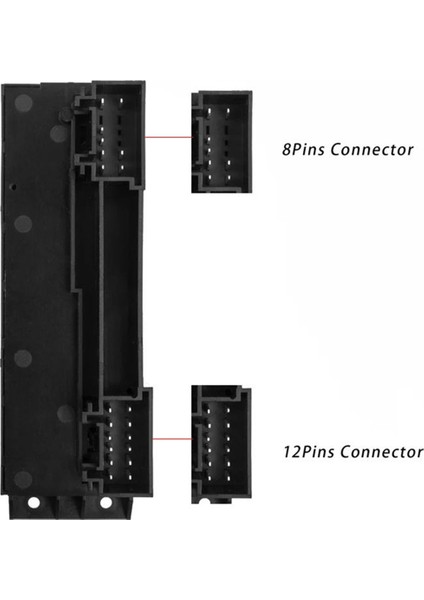 Araba Elektrikli Cam Anahtarı Kontrol Düğmesi 15720127 12+8 Pins Chevrolet Avalanche Silverado Suburban Tahoe 2000-2002 (Yurt Dışından) modelleri