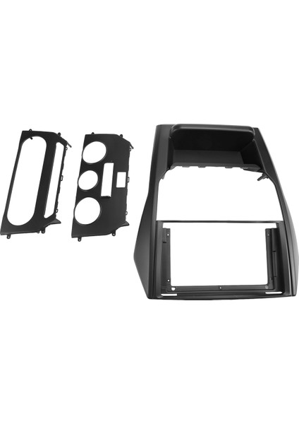 Mahindra Scorpio S6 2018+ Gösterge Paneli Kiti Için Araba Fasya Radyo Paneli Facia Konsol Çerçeve Adaptörü Gps Plaka Kapağını Takın (Yurt Dışından)