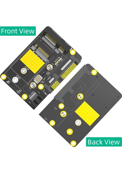 2'si 1 Arada Msata/m.2 Ngff Ssd'den Çift Sata3 Adaptörüne M.2/msata'dan Sata Adaptörüne M.2 Ngff Msata Ssd'den Sata3.0 2.5 Inç Adaptörüne (Yurt Dışından)