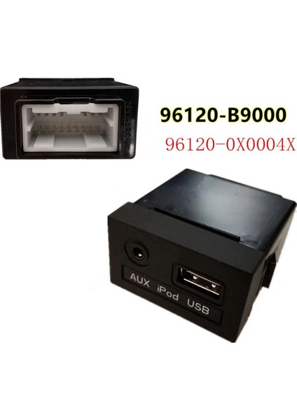 96120B9000 USB Okuyucu Ipod Aux Port Adaptörü Hyundai I10 2014-2018 Aux USB Jak Assy 96120-0X0004X 961200X0004X (Yurt Dışından) modelleri