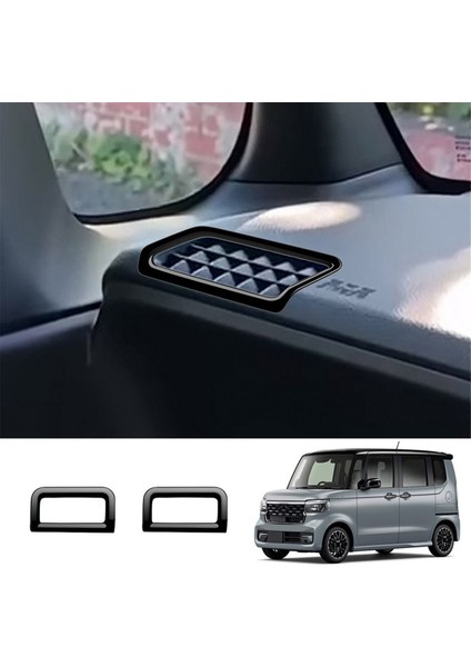 Honda N-Box 2024 Klima Hava Çıkış Kapağı Parlak Siyah Için Araba Gösterge Paneli A/c Hava Çıkışı Trim Çerçevesi (Yurt Dışından) fırsatları