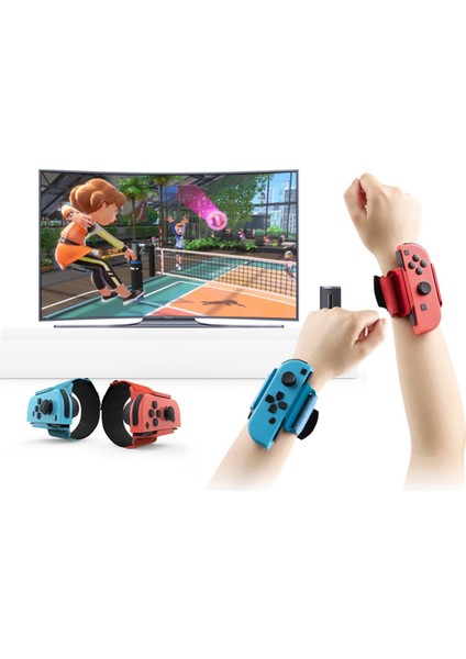 Switch Sports Için 25'i 1 Arada Tutacak Kontrol Oyun Seti Joystick Kiti Silikon Kapak Bilek Kayışı Tenis Raketi Kayışı (Yurt Dışından) modelleri