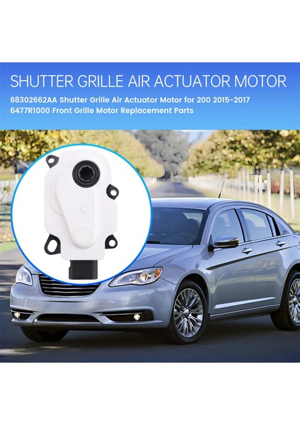 68302662AA Chrysler 200 2015-2017 Için Panjur Izgara Hava Aktüatör Motoru 6477R1000 Ön Izgara Motoru Yedek Parçaları (Yurt Dışından) fırsatları