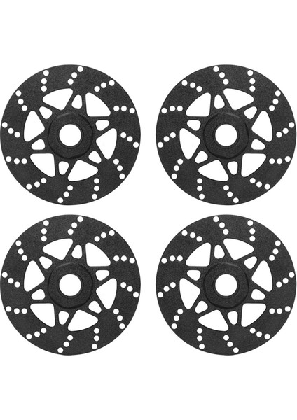 4 Adet Whirlwind Fren Diski Tekerlek Altıgen Göbeği 17MM Arrma 1/7 Infraction Limitless Felony 1/8 Typhon Rc Yükseltme Parçaları Siyah (Yurt Dışından)