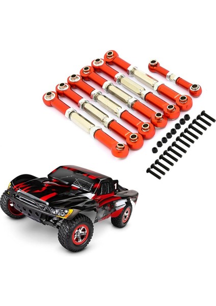 1/10 Traxxas Slash Vxl/rustler Vxl/stampede Vxl/hoss 4X4/2WD Için Ayarlanabilir Paslanmaz Çelik Bağlantı/şasi Bağlantısı (Yurt Dışından) modelleri