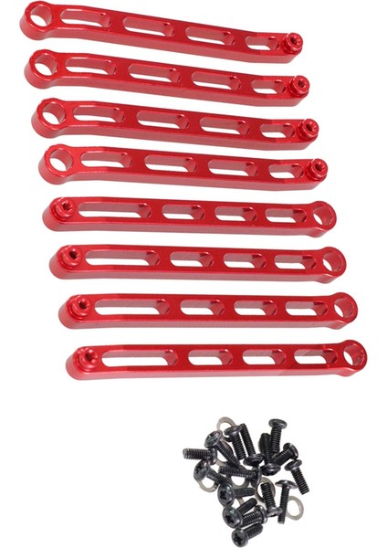 Rc Araba Şasi Bağlantı Çubuğu Takımı 1/12 MN78 MN82 Rc Araba Yükseltme Aksesuarları Kırmızı (Yurt Dışından) fırsatları