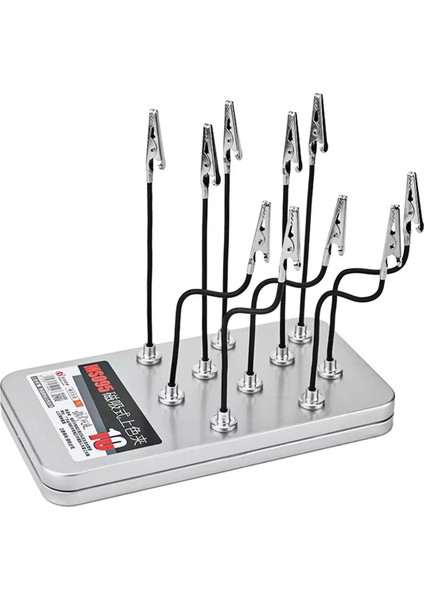 MS095 Esnek Metal Manyetik Klips Depolama Kutusu Model Figür Sprey Kelepçesi Plastik Model Boyama Araçları Hobi Kendin Yap (Yurt Dışından)