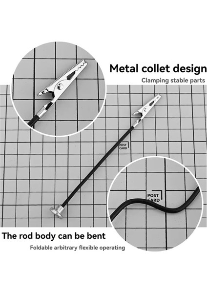 MS095 Esnek Metal Manyetik Klips Depolama Kutusu Model Figür Sprey Kelepçesi Plastik Model Boyama Araçları Hobi Kendin Yap (Yurt Dışından) fırsatları