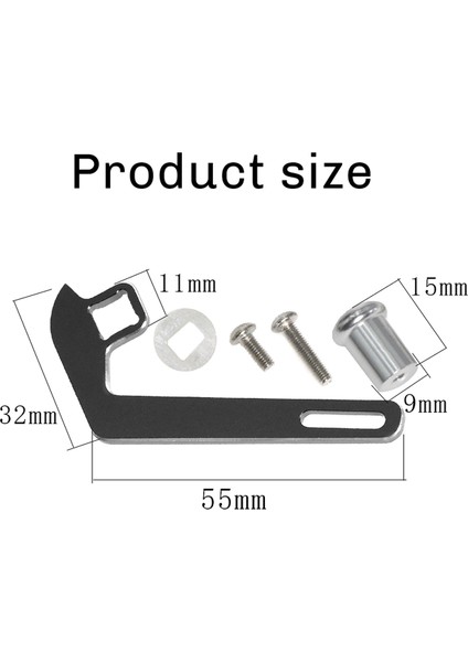 2 Adet Metal Verici Direksiyon Tetiği Tek Elle Kontrol Adaptörü Traxxas Trx4 Küçük Maxx Udr Için (Yurt Dışından) modelleri