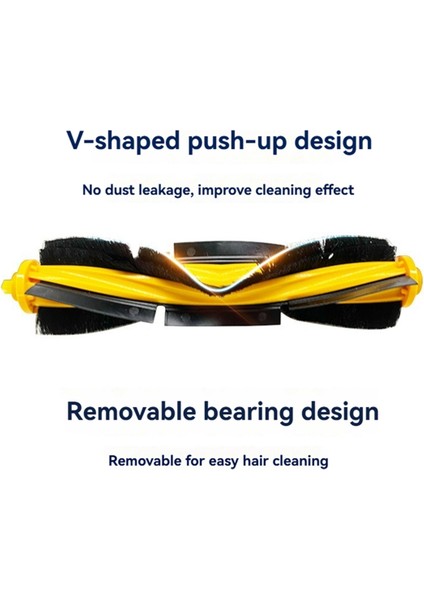 Ecovacs DJ35 DJ36 Süpürge Aksesuarları Için 2 Adet Rulo Fırça (Yurt Dışından) fiyatları